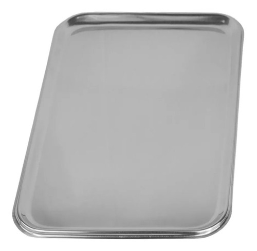 Bandeja Inox Grande Para Equipo Odontologico 49x33x1cm Sm