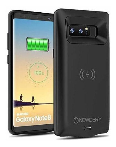 Funda Para Galaxy Note 8 Newdery Cargador 5500mah Negro