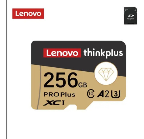 Tarjeta Micro Sd Lenovo Thinkplus Clase 10 256gb Y Adaptador