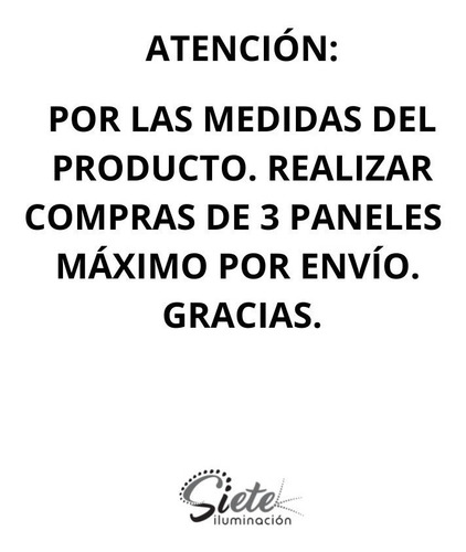 Lámpara Aplique Plafón Panel Led 40w De Techo 30x120 120x30