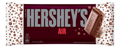 Chocolate ao Leite Aerado Air Hershey's  pacote 85 g