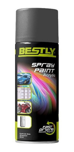 Pintura En Spray Fondo Gris Bestly