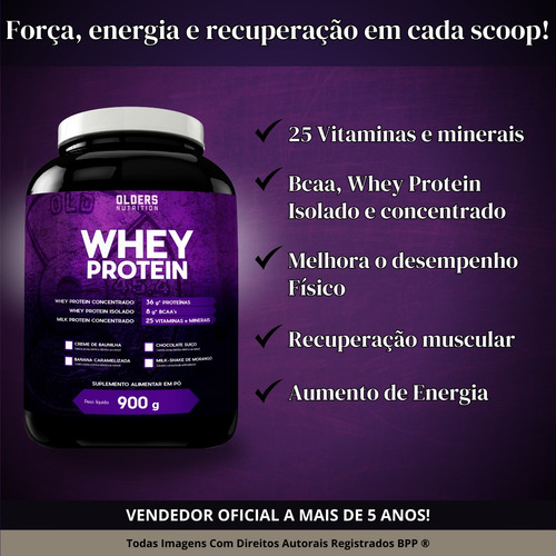 Kit Suplementação Essencial E Principal Para Dieta- Whey Pro Creme De Baunilha