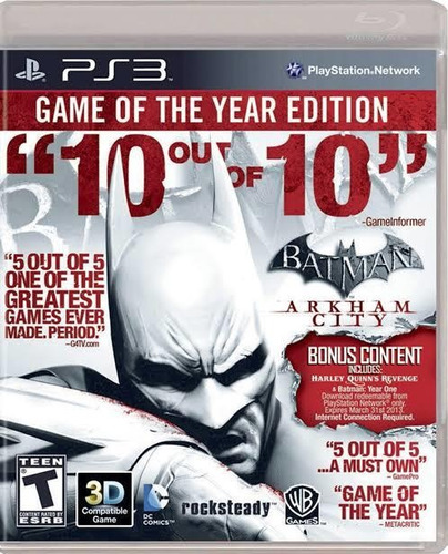 Batman Arkham City Playstation 3 