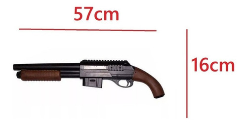 Fusil-pistola-airsoft-escopeta-recortada+1.000balines-6mm