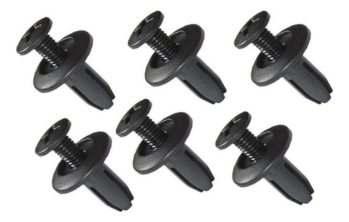 150 Pcs Car Fender Push Tipo Rebites De Plástico Preto Fixad