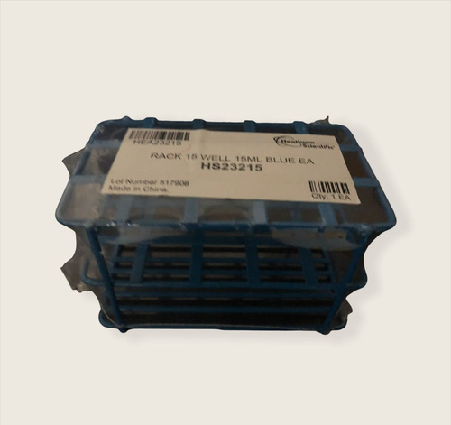 Imagen 2 de 4 de Gradilla Para Tubos Metálica 15 Lugares 18 Mm