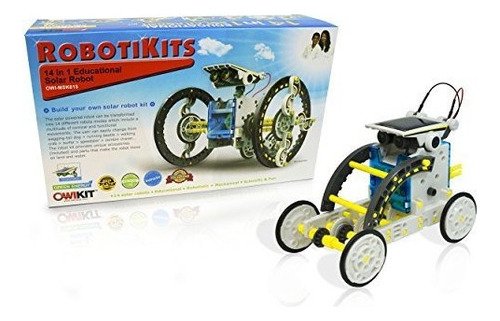 Robot Solar Educativo 14 En 1 | Kit Para Construir Tu Propio