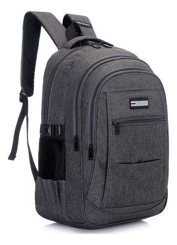 Imagen 2 de 4 de Mochila Cecchini Urbana Portanotebook Jaspeada 5630