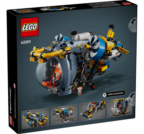 Brinquedo Technic Submarino De Pesquisa Em Mar Profundo Lego