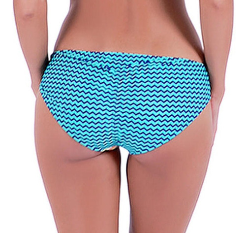 Imagen 2 de 4 de Bikini Calzón Con Pinza Estampado Verde