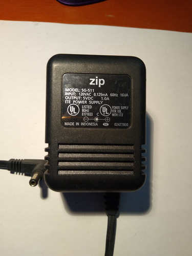 Cargador Zip Modelo: Sg-511 Funcionando Al 100 Garantizo