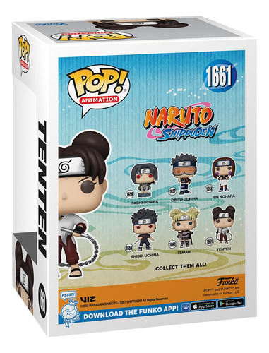 ¡funko Pop! Figura Animada De Naruto Shippuden Tenten, 10,8