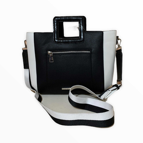 Dos Bolsos En Uno Steve Madden Negro Con Blanco