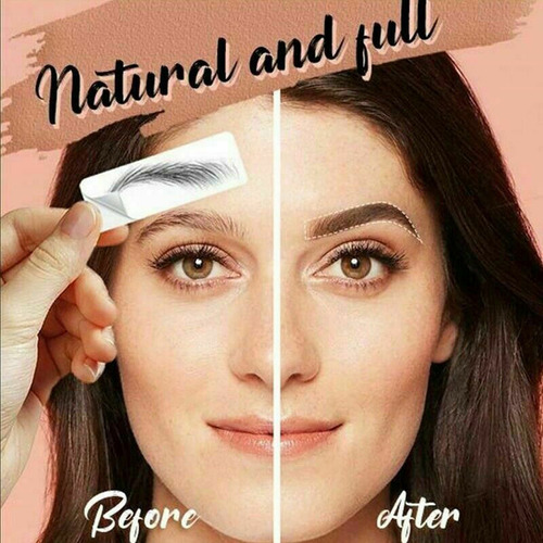 Waterproof Natural False Eyebrows Makeup Sticker