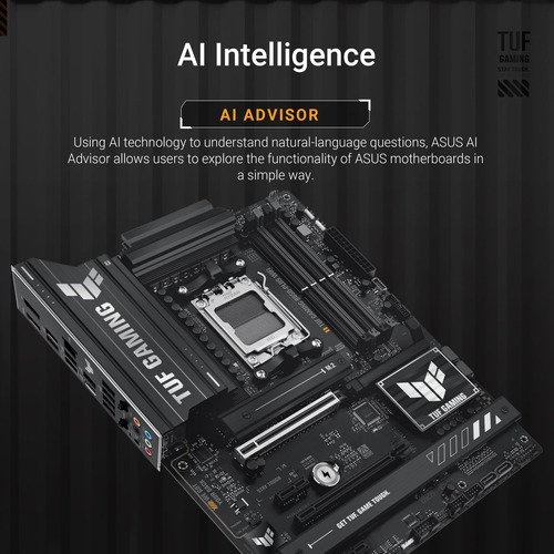 Placa Madre Asus Tuf Gaming B850-plus Wifi Amd Am5 B850 Atx