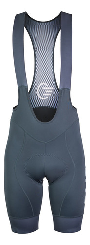 Gray Short Bib (calza) - Hombre - Sin Costuras - Ciclismo