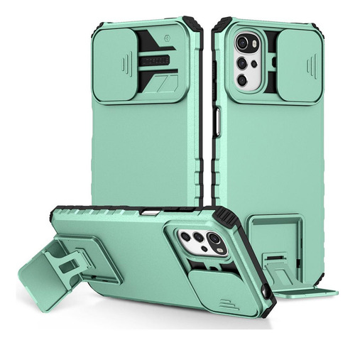 B Funda De Teléfono Con Soporte Para Motorola E32 E40 E30