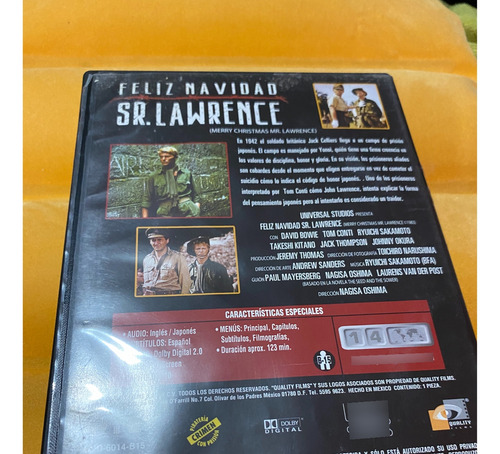 Feliz Navidad Sr. Lawrence / David Bowie Dvd (Usado)