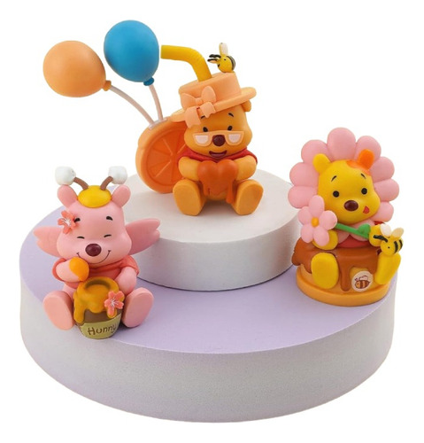 Set 6 Figuras De Winnie Pooh Y Sus Amigos Coleccionable Top
