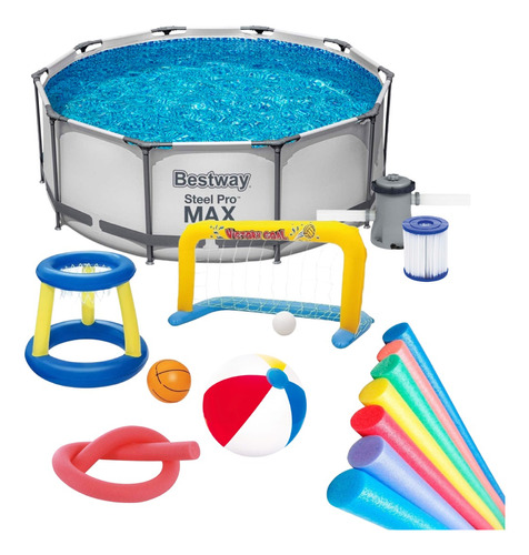 Piscina Bestway 4678 Lts + Bomba + Regalos - Mundo Trabajo