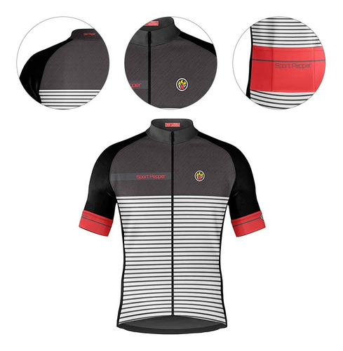 Camisa Sport Pepper Masculina Tabasco Ciclismo 22