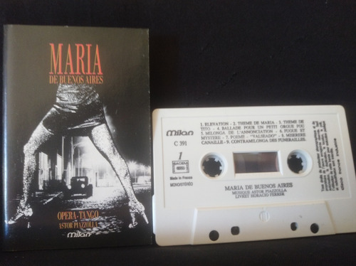 Cassette Maria De Buenos Aires Aztor Piazolla Made In France