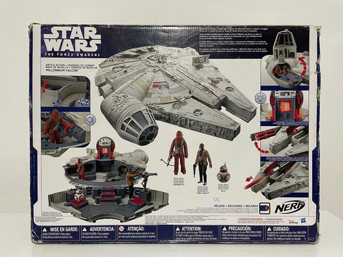 Halcon Milenario Electronico Star Wars Nerf Chewbacca Bb8 E7