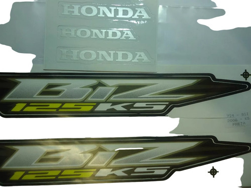 Faixa Adesivo Biz 125 Ks 06 Preta