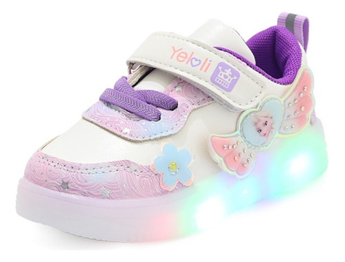 Zapatillas Luminosas For Niños Zapatos Princesa Led