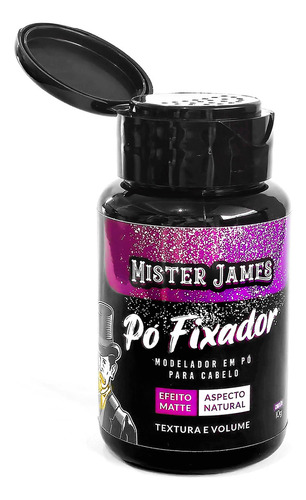 10un Pomada Em Pó Para Cabelo Masculino Atacado Mister James