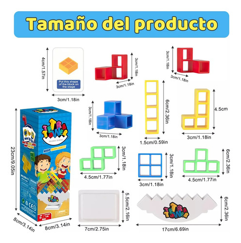 Juego De Equilibrio Tetra Tower, 48 Bloques De Construcción