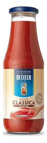Puré De Tomate De Cecco Passata Classica 700 Gr. Italia