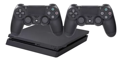Console Ps4 Slim 1tb Console Playstation 4 + 2 Controles + 2 Jogos