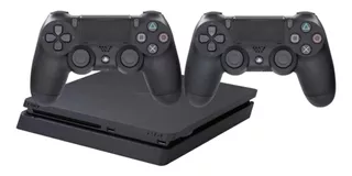 Sony PlayStation 4 Slim 1TB Extra DualShock 4 Controller cor preto onyx