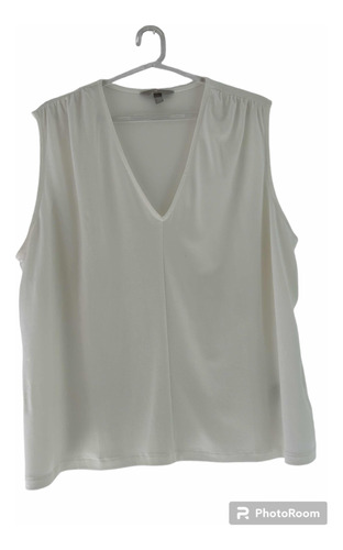 Musculosa De Crepé H&m Para Mujer Talle Xl