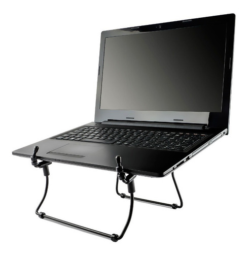 Suporte Para Notebook Ergonômico Com Frente Elevada - Preto