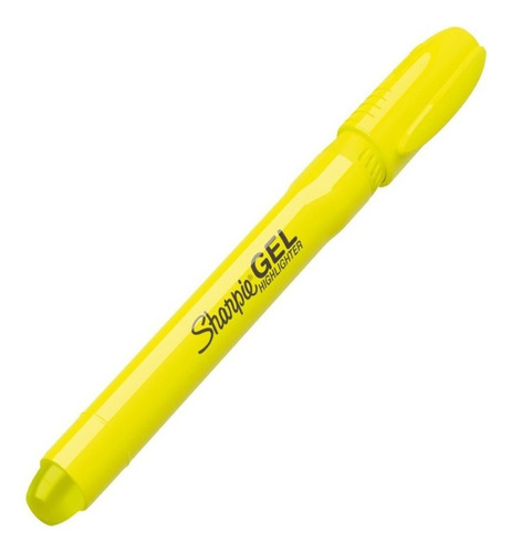 2 marcadores de gel Sharpie e marcadores amarelos Bullet Point