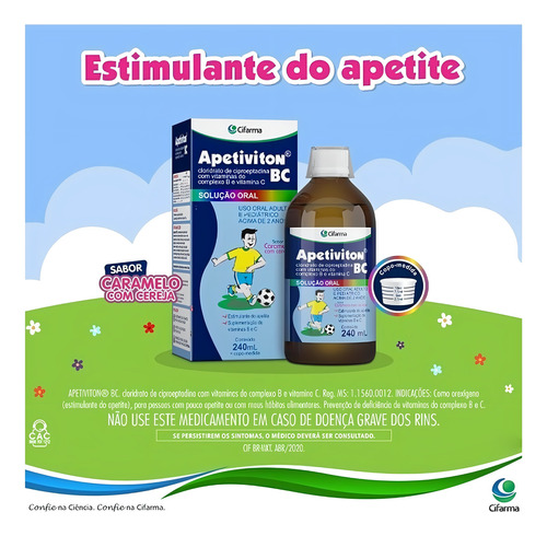 El kit multivitamínico Apetiviton de 240 ml lo ayuda a engordar C/2