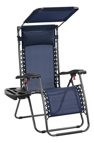 Yaheetech Silla Plegable De Gravedad Cero Para Exteriores, .