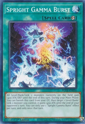 Spright Gamma Burst (pote-en056) Yu-gi-oh!