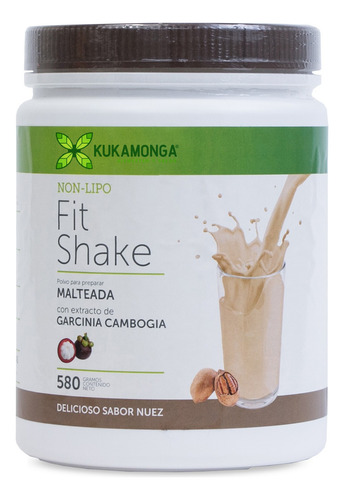 Bajar De Peso | Malteada Non Lipo Fit Shake 580 G | Nuez Nuez