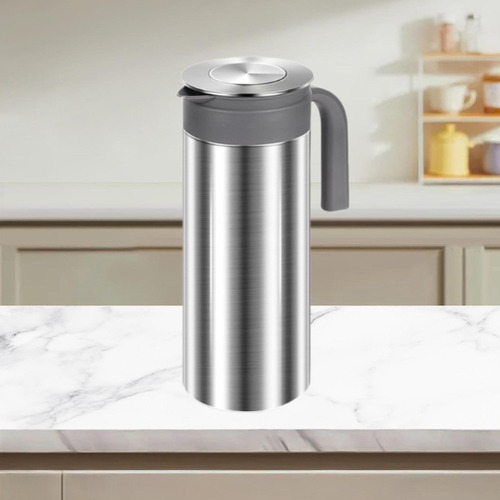 Hervidor De Café Con Tapa Y Asa, Jarra De Acero 1800 Ml