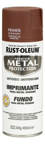 Aerosol Metal Protection Imprimante Metal Oxidado Rojo 340g
