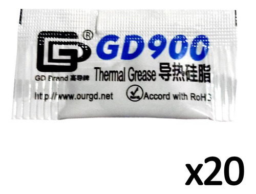 Sobres Pasta Grasa Térmica Disipador Calor Gd900 0,5grs