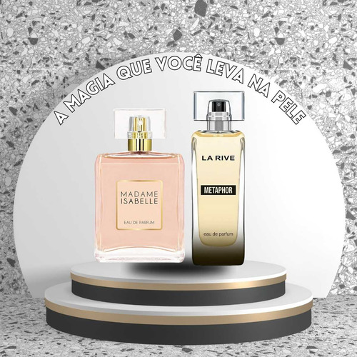 Kit Feminino La Rive Perfume Madame Isabelle Edp 90ml + Perfume Metaphor Edp 90ml