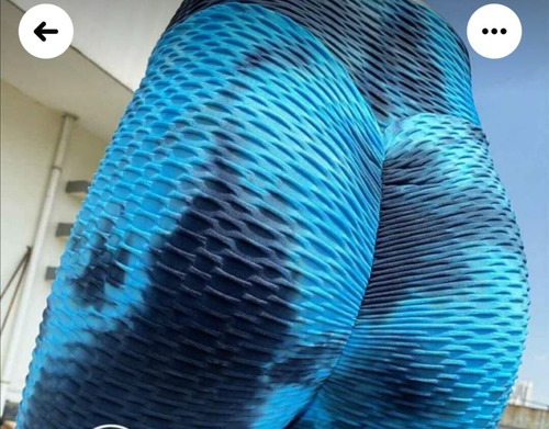 Leggings Lycra Mujer Talla U Scrunch Gym - Deportiva Colores