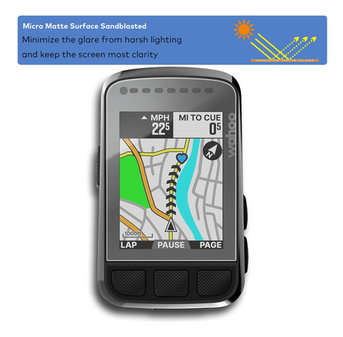 Protector De Pantalla Vidrio Templado Wahoo Elemnt Bolt V2 2
