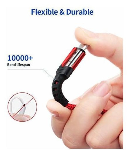 Jsaux Cable Usb Tipo 2 6.6 Pie Para Samsung Galaxy S9