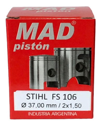 Piston Stihl Fs106 Kit Para Desmalezadora De 37 Mm